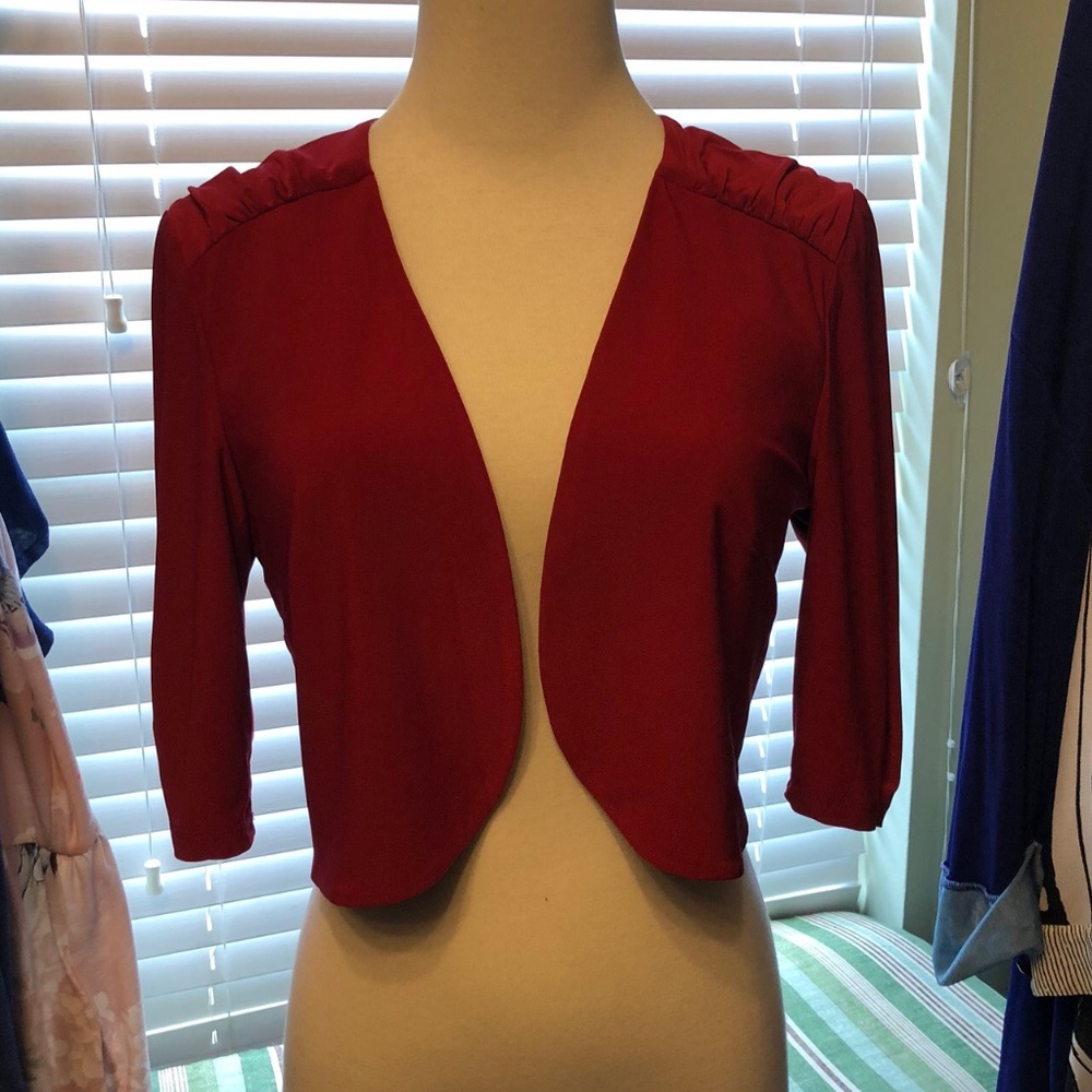 Red Crop Jacket